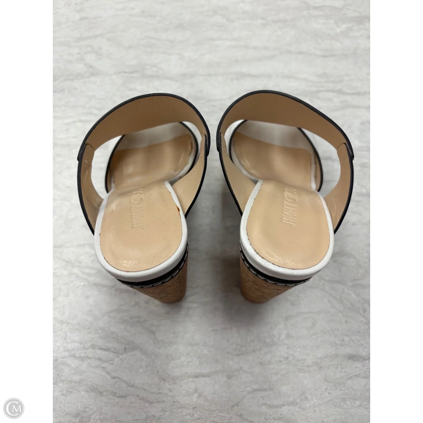 Shoes Luxury Designer By Jimmy Choo In White, Size: 5