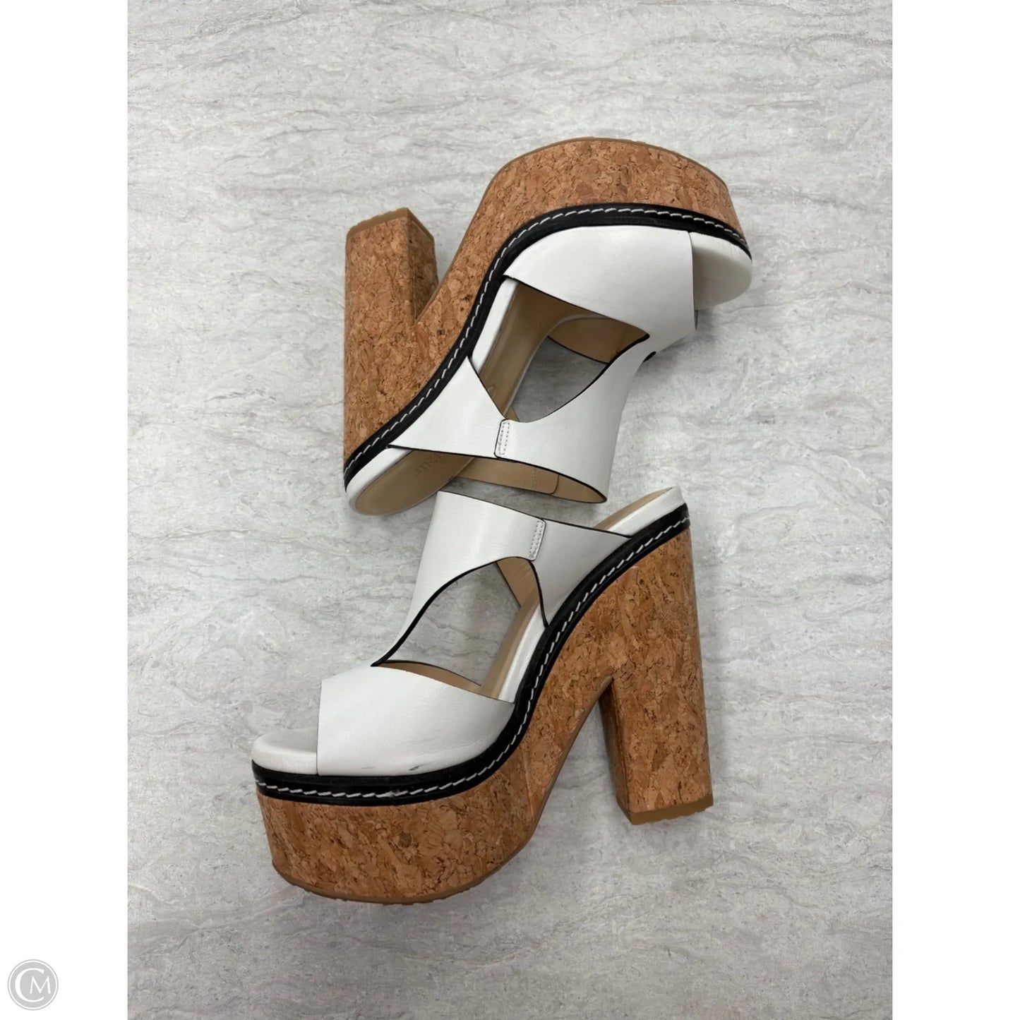 Shoes Luxury Designer By Jimmy Choo In White, Size: 5