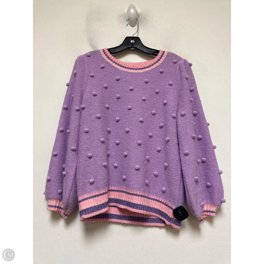 Sweater Designer By Lilly Pulitzer In Purple, Size: L