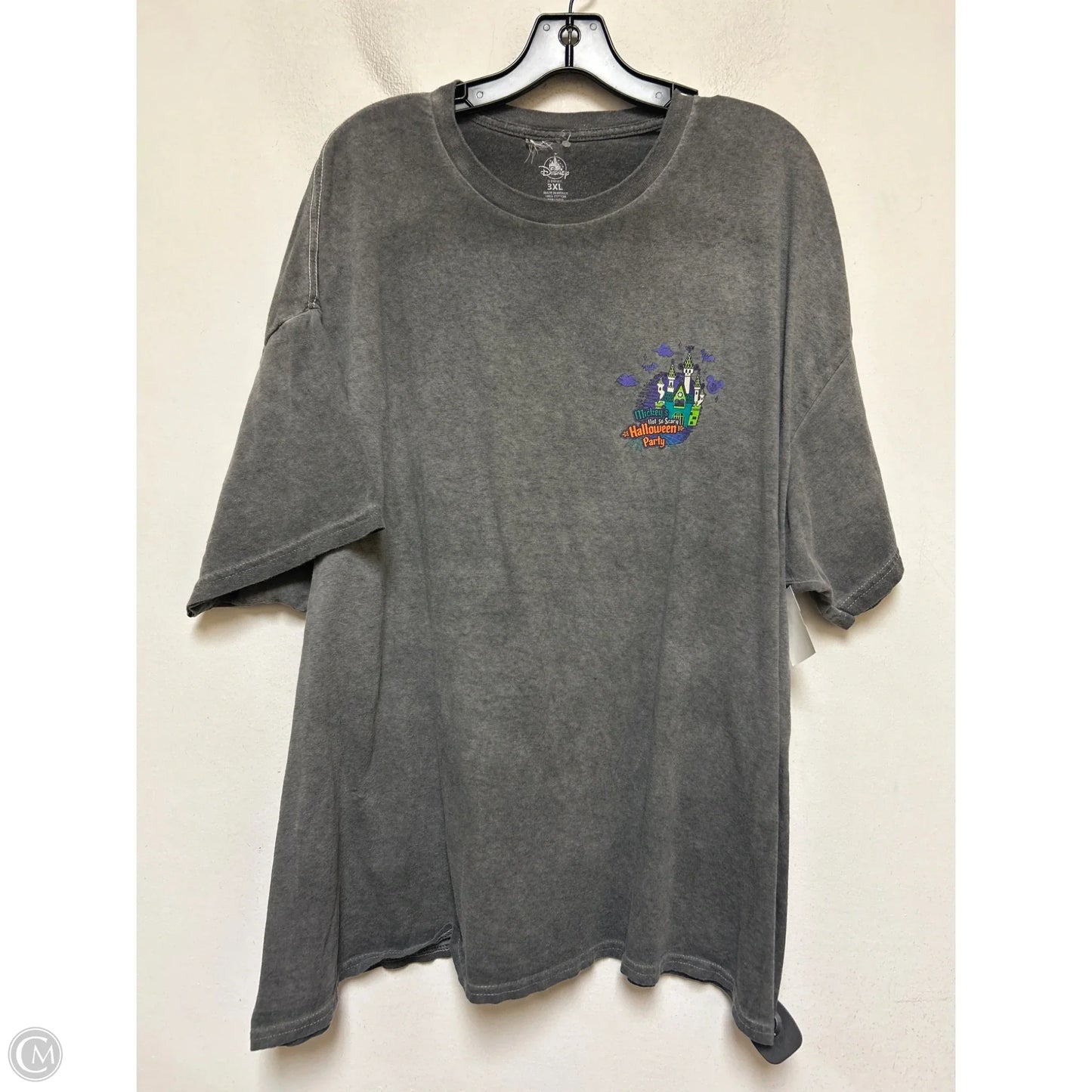 Top Short Sleeve Basic By Disney Store In Grey, Size: 3x