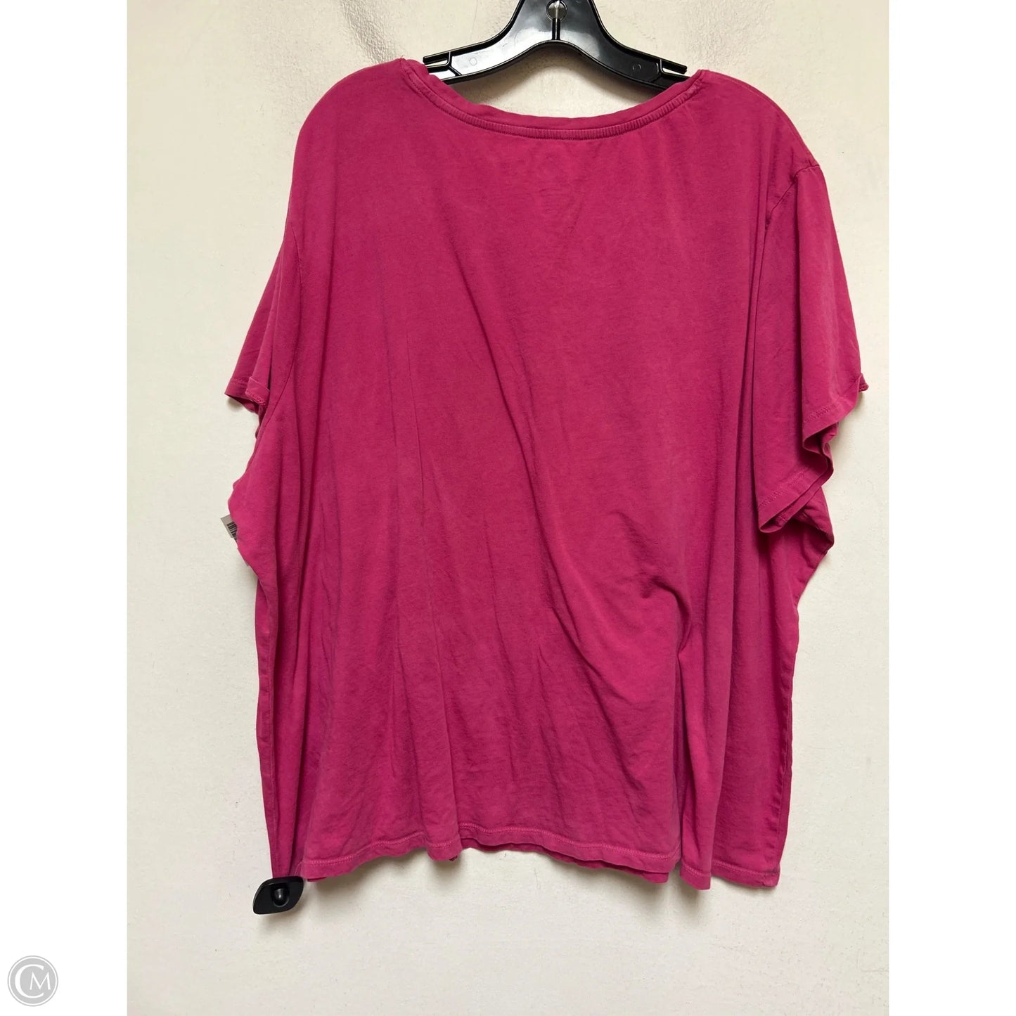 Top Short Sleeve Basic By Disney Store In Pink, Size: 3x
