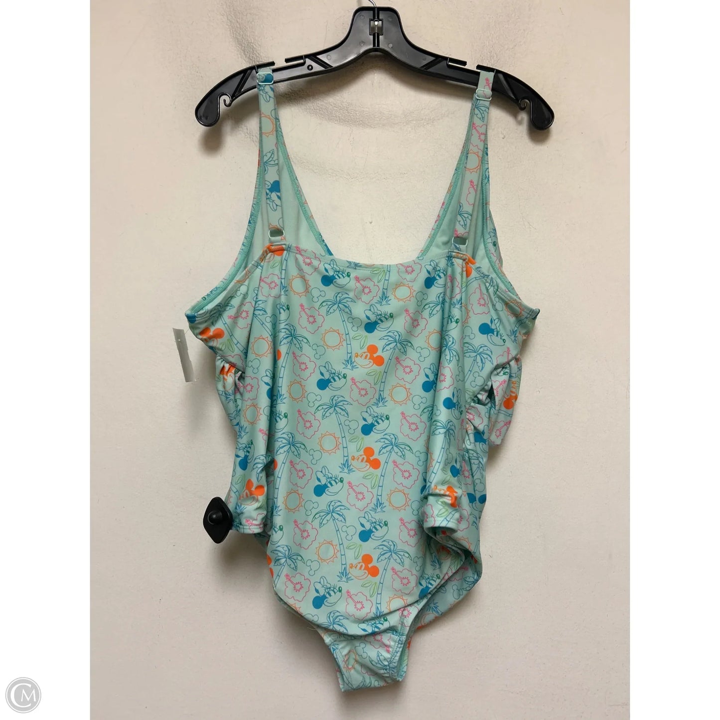 Swimsuit By Disney Store In Teal, Size: 2x