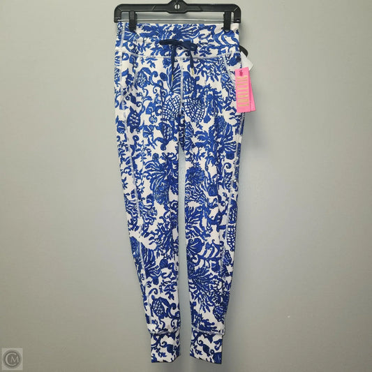 Pants Designer By Lilly Pulitzer In Blue & White, Size: Xs