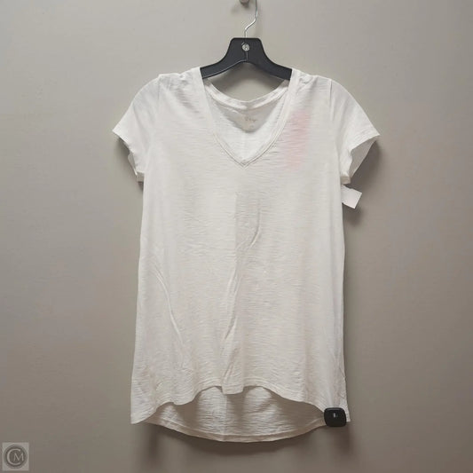 Top Short Sleeve Designer By Lilly Pulitzer In White, Size: Xs