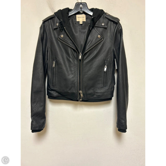 Jacket Leather By Silence And Noise In Black, Size: Xs