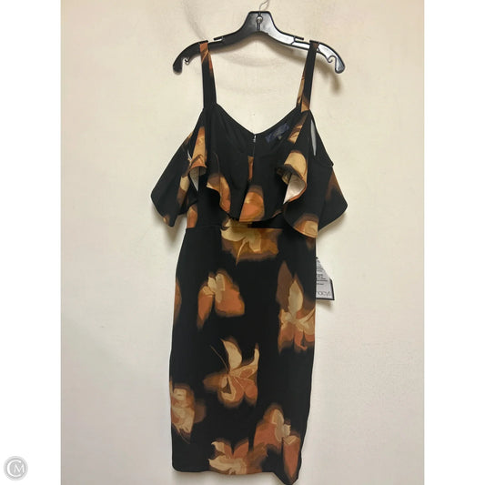 Dress Casual Midi By Rachel Roy In Black & Tan, Size: Xxl