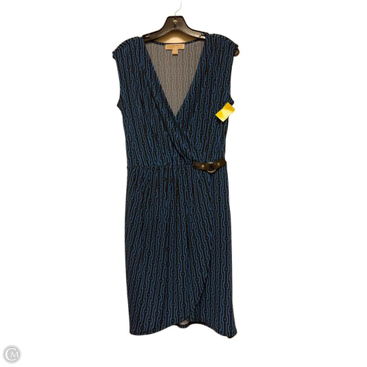 Dress Casual Short By Michael By Michael Kors In Black & Blue, Size: S