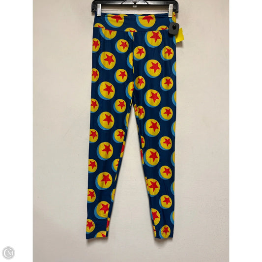 Pants Leggings By Disney Store In Blue & Yellow, Size: S
