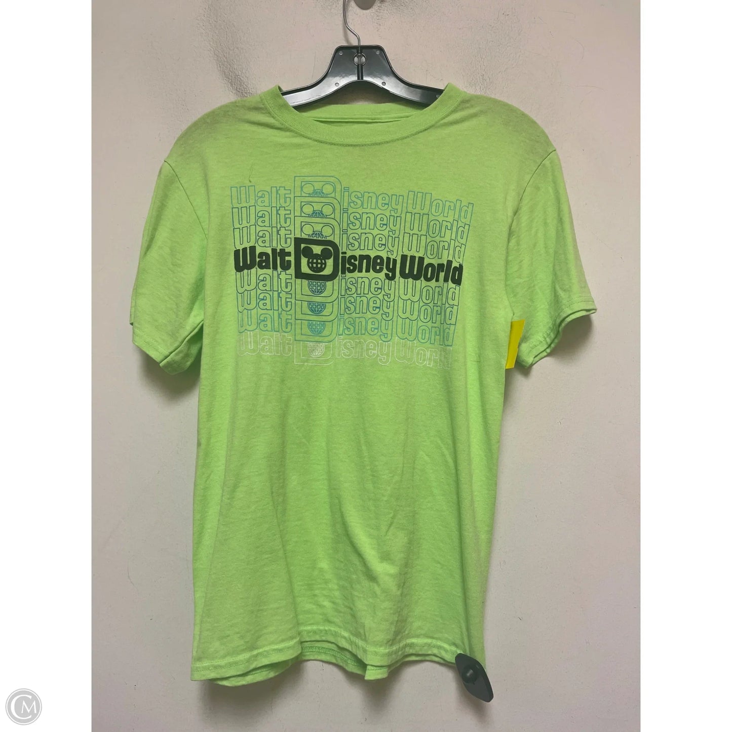 Top Short Sleeve Basic By Disney Store In Green, Size: S