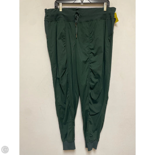 Athletic Pants By Lululemon In Green, Size: Xl