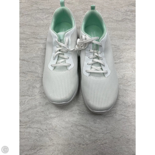 Shoes Athletic By Skechers In White, Size: 11