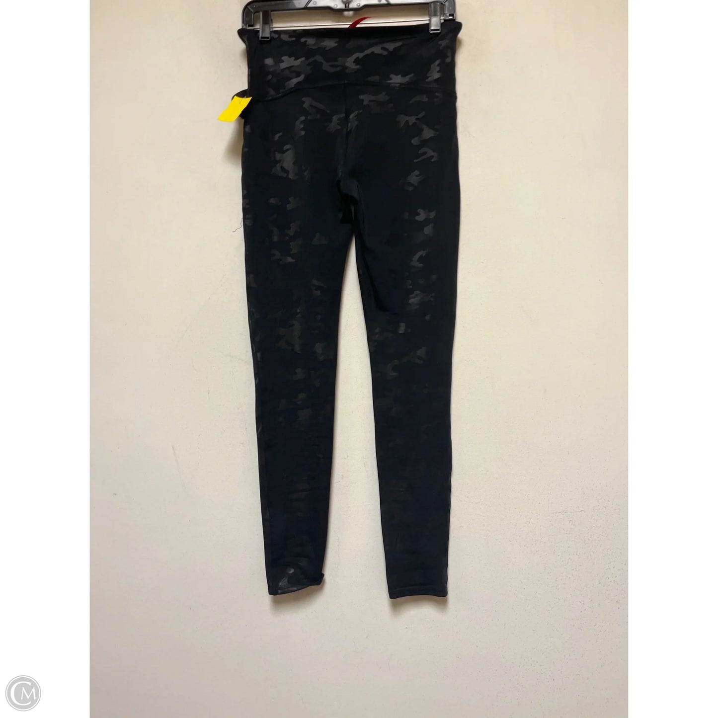 Athletic Leggings By Spanx In Black, Size: L