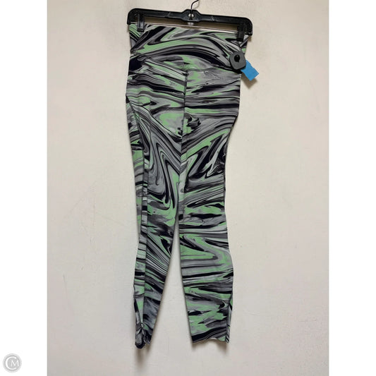 Athletic Leggings By Lululemon In Green & Grey, Size: 6