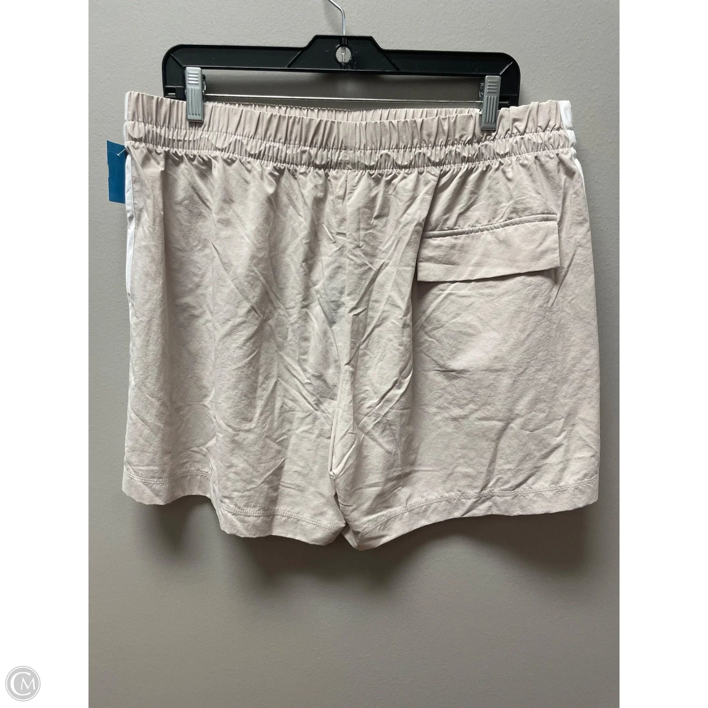 Athletic Shorts By Adidas In Tan & White, Size: Xl