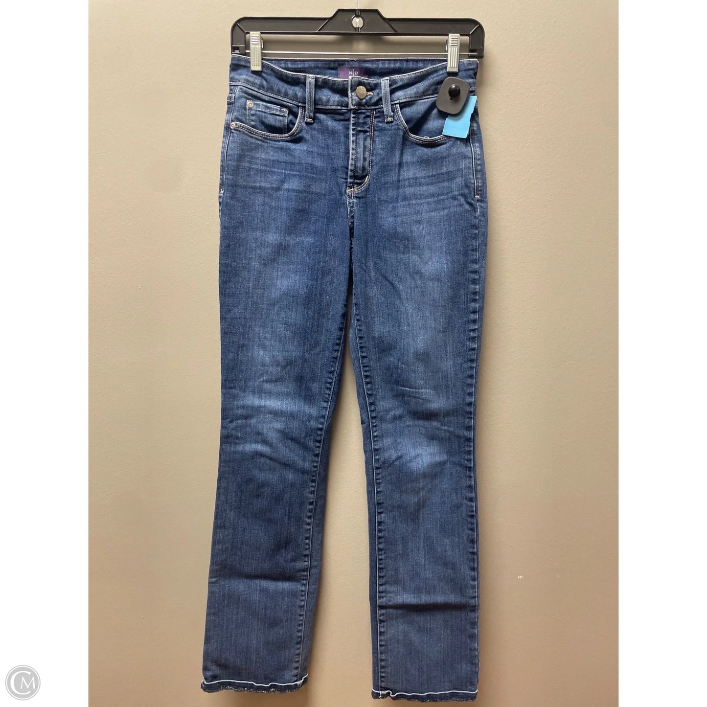 Jeans Straight By Not Your Daughters Jeans In Blue Denim, Size: 0