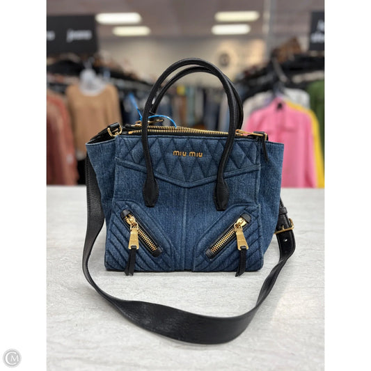 Handbag Luxury Designer By Miu Miu, Size: Medium