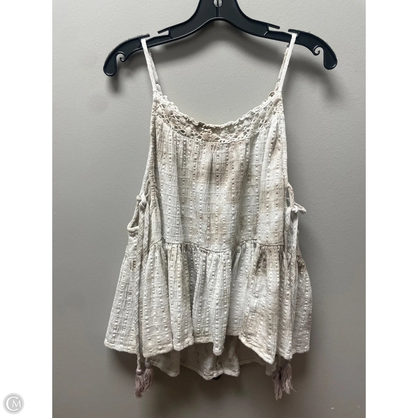 Top Sleeveless By Aerie In Tie Dye Print, Size: Xl