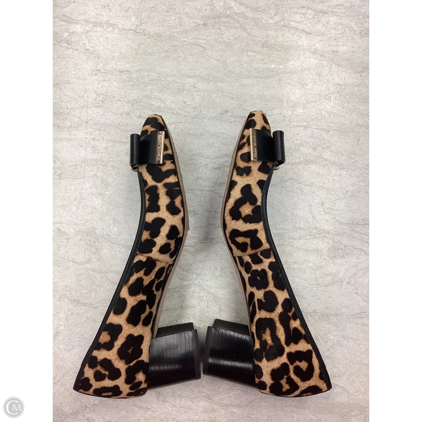 Shoes Heels Block By Michael By Michael Kors In Animal Print, Size: 7