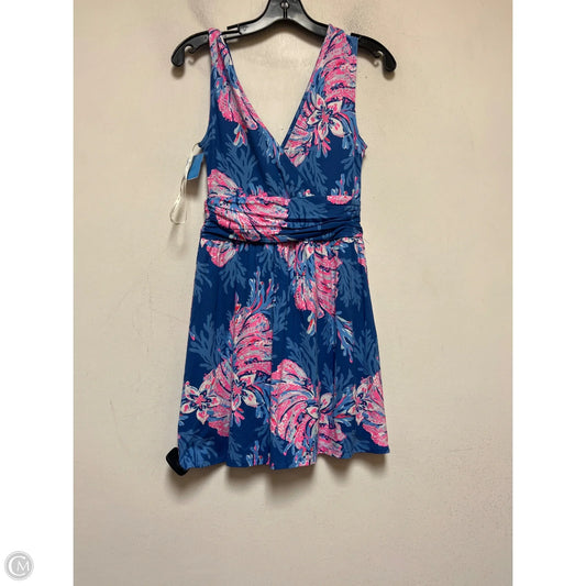 Dress Designer By Lilly Pulitzer In Blue & Pink, Size: Xs