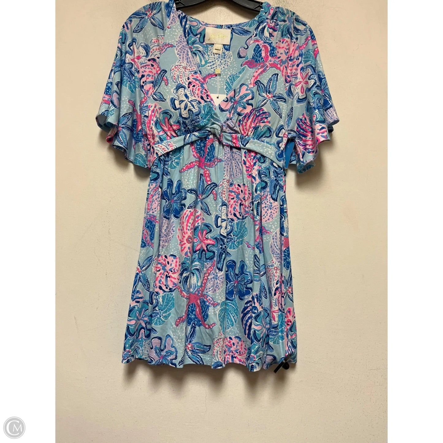 Dress Designer By Lilly Pulitzer In Blue & Pink, Size: Xs