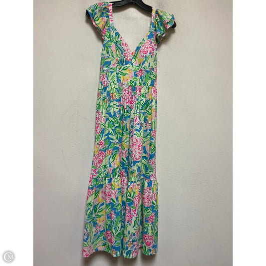 Dress Designer By Lilly Pulitzer In Floral Print, Size: 0