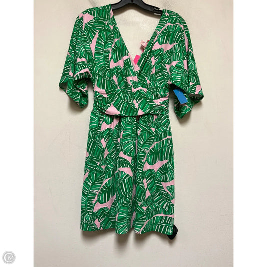 Dress Designer By Lilly Pulitzer In Green & Pink, Size: Xs