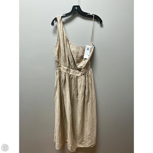 Dress Casual Maxi By French Connection In Tan, Size: L