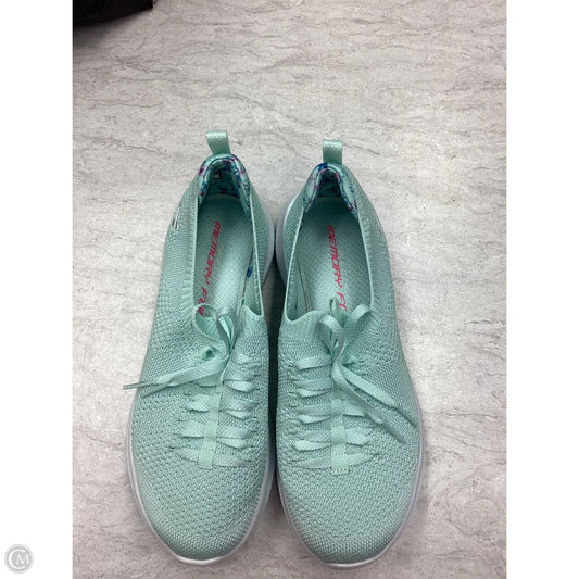 Shoes Sneakers By Skechers In Teal, Size: 7