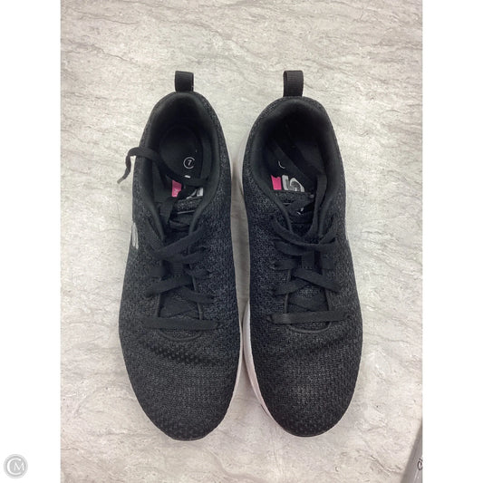 Shoes Sneakers By Skechers In Black & Grey, Size: 7