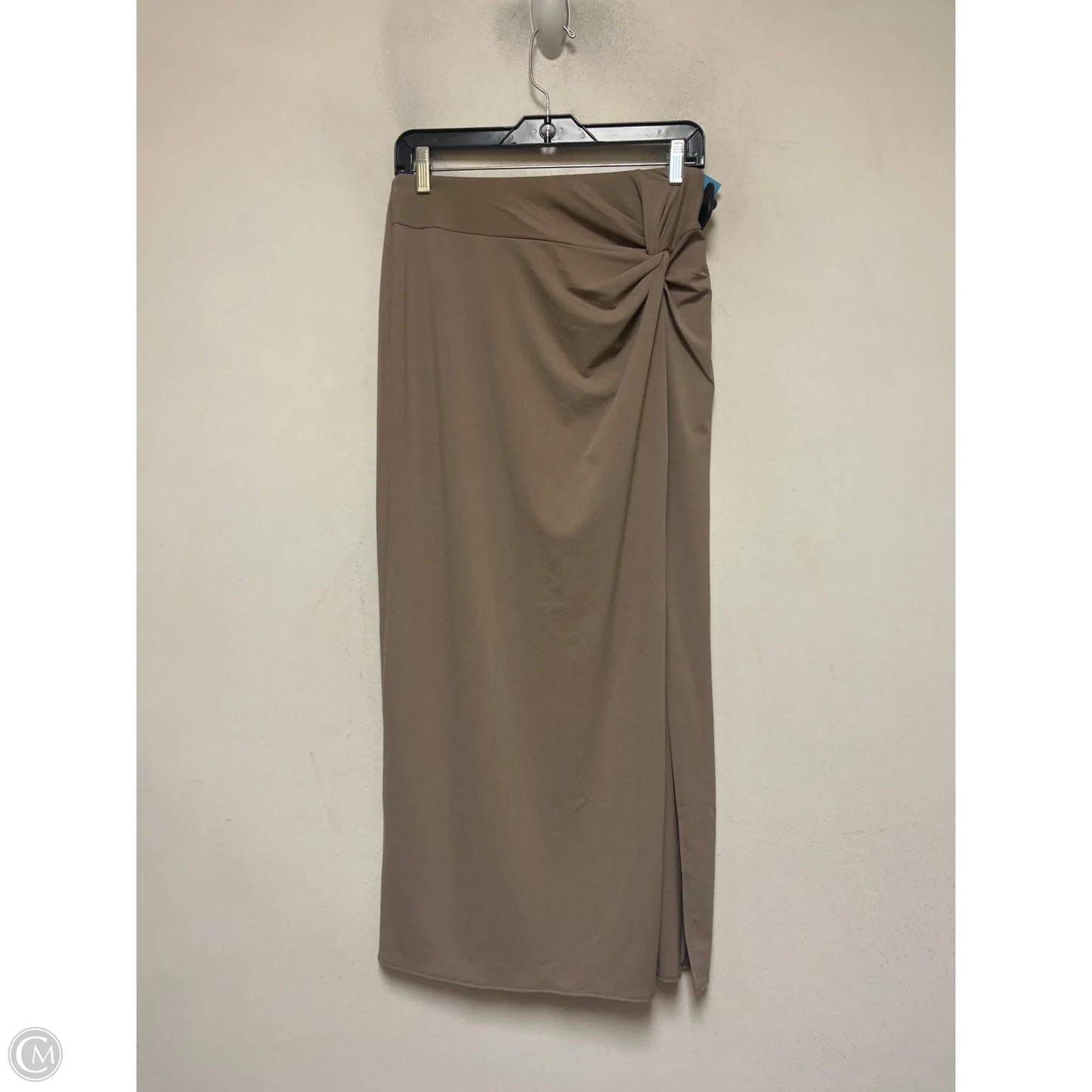Skirt Midi By Abercrombie And Fitch In Taupe, Size: 4