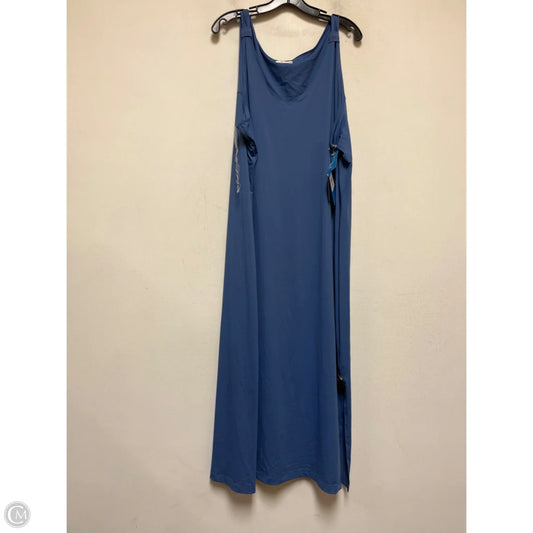 Dress Casual Midi By Columbia In Blue, Size: 3x