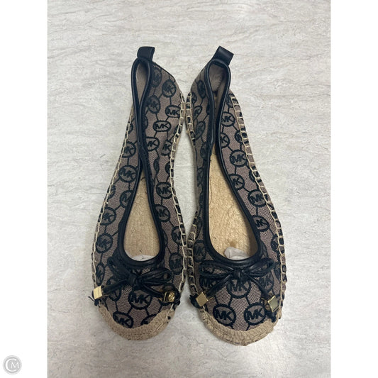 Shoes Flats By Michael By Michael Kors In Black & Tan, Size: 7