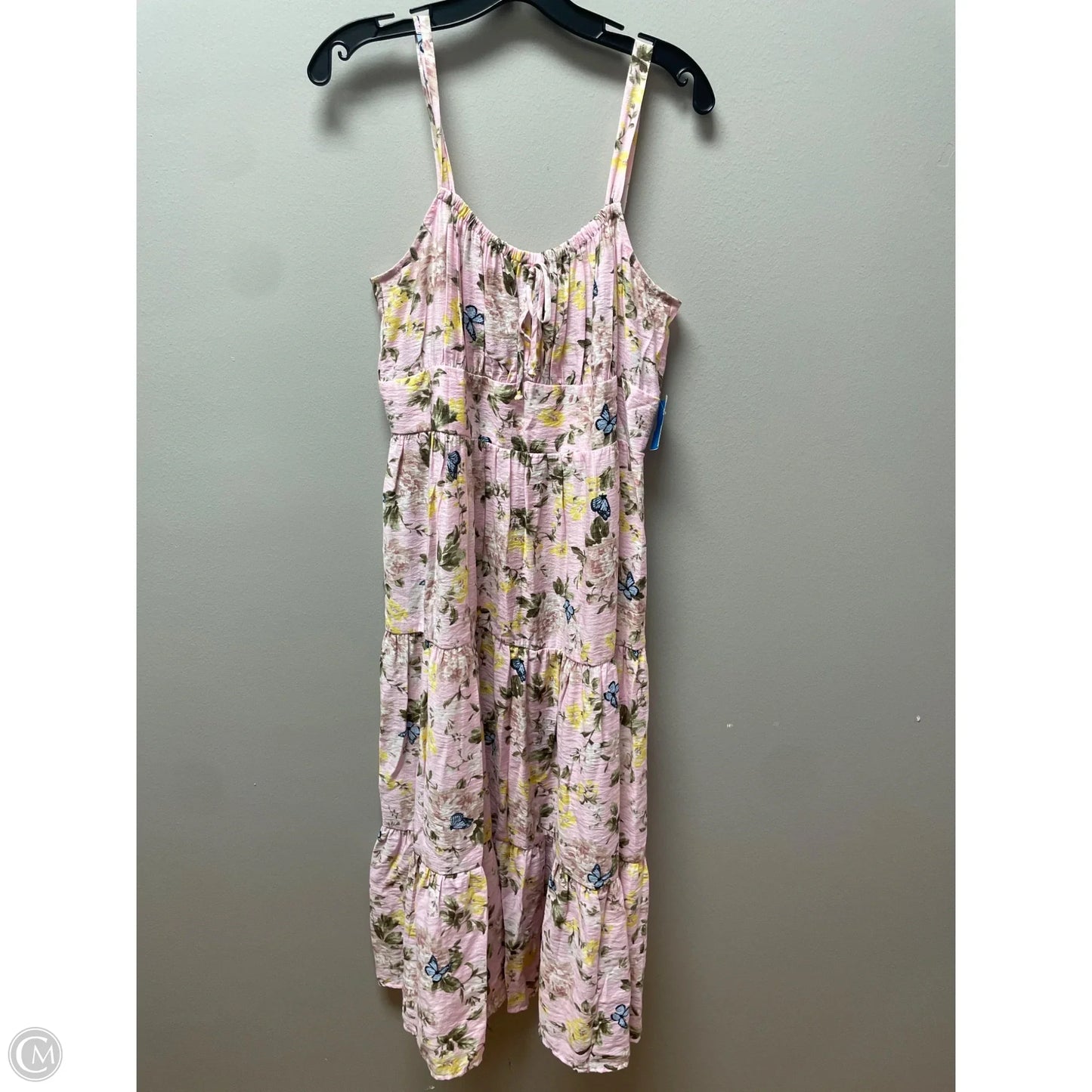 Dress Casual Midi By Inc In Floral Print, Size: L