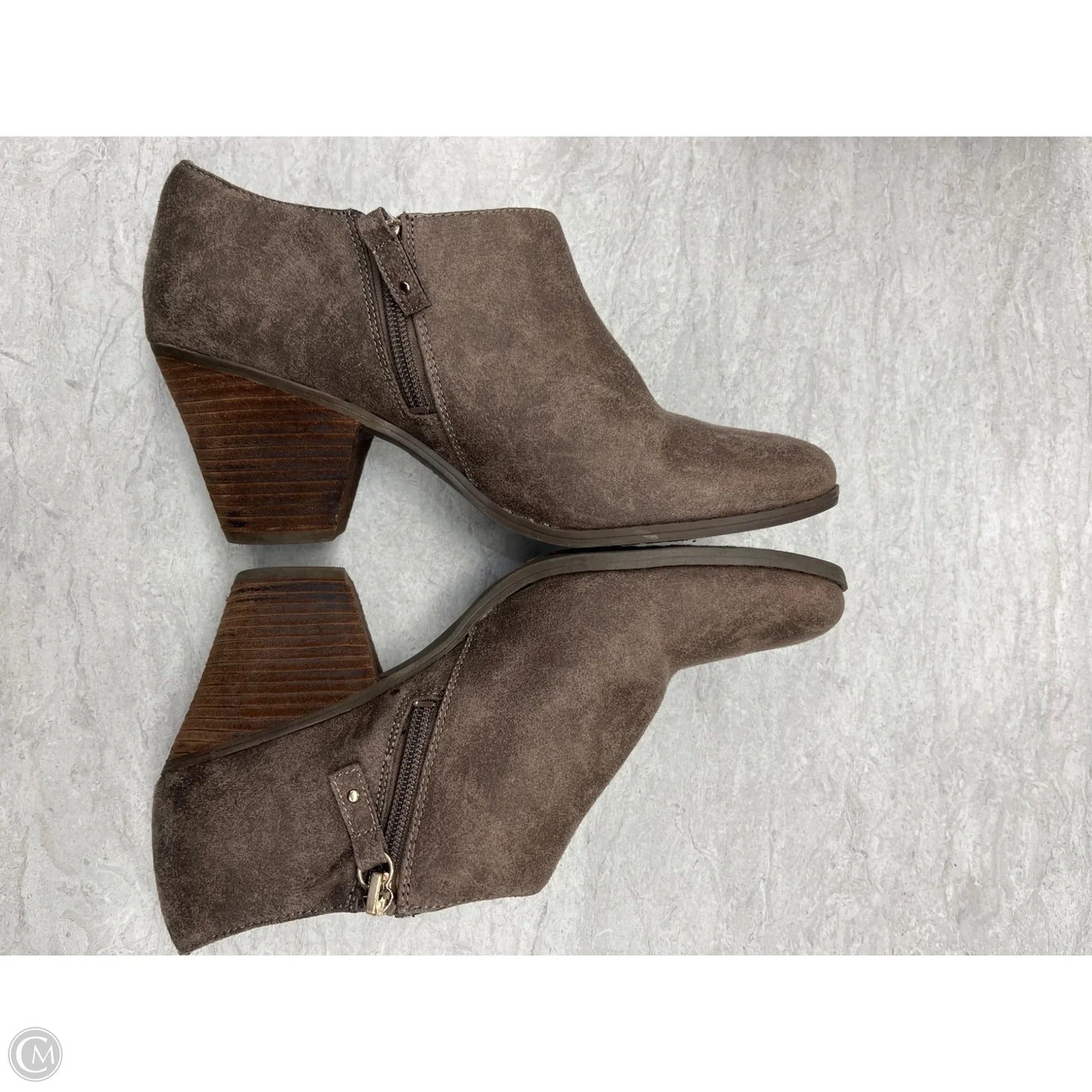 Boots Ankle Heels By Dr Scholls In Taupe, Size: 9