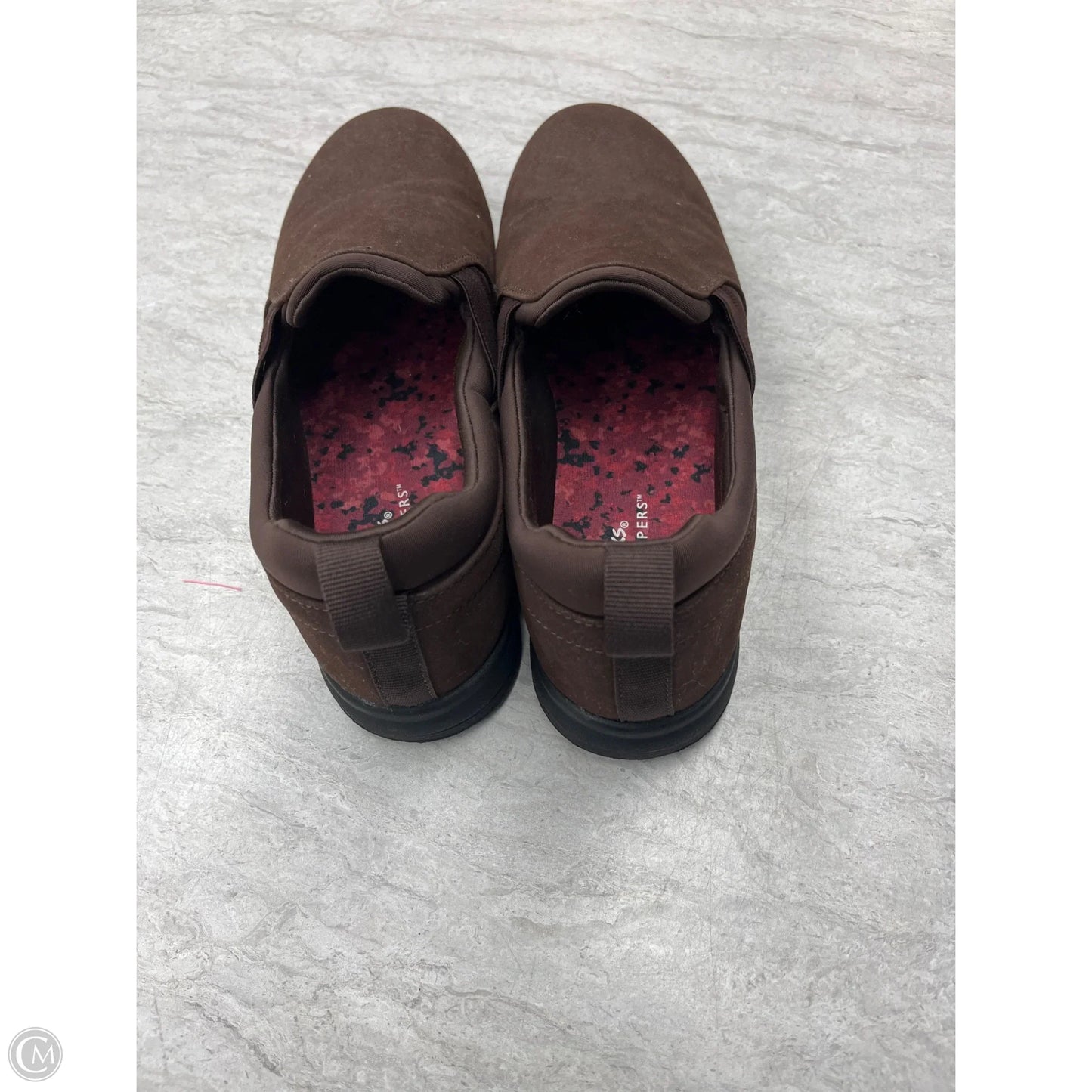 Shoes Flats By Clarks In Brown, Size: 7.5