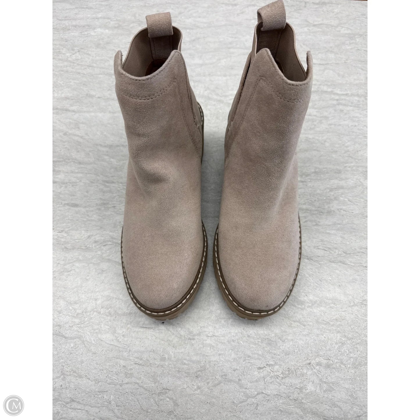 Boots Ankle Heels By Dolce Vita In Tan, Size: 6