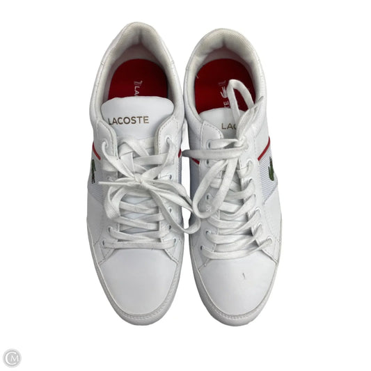 Shoes Athletic By Lacoste In White, Size: 7