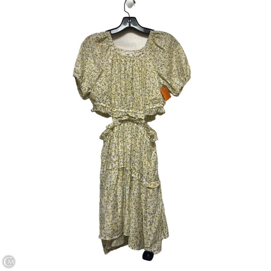 Dress Casual Short By Blu Pepper In Floral Print, Size: S