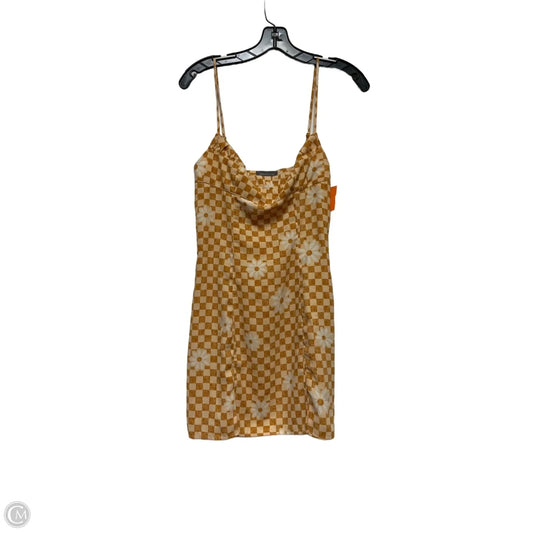 Dress Casual Short By Urban Outfitters In Orange & Yellow, Size: S