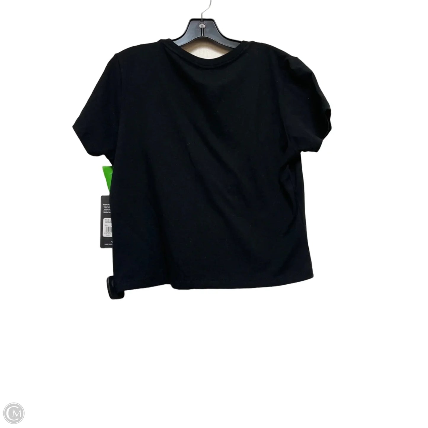 Top Short Sleeve Basic By True Religion In Black & Silver, Size: Xl