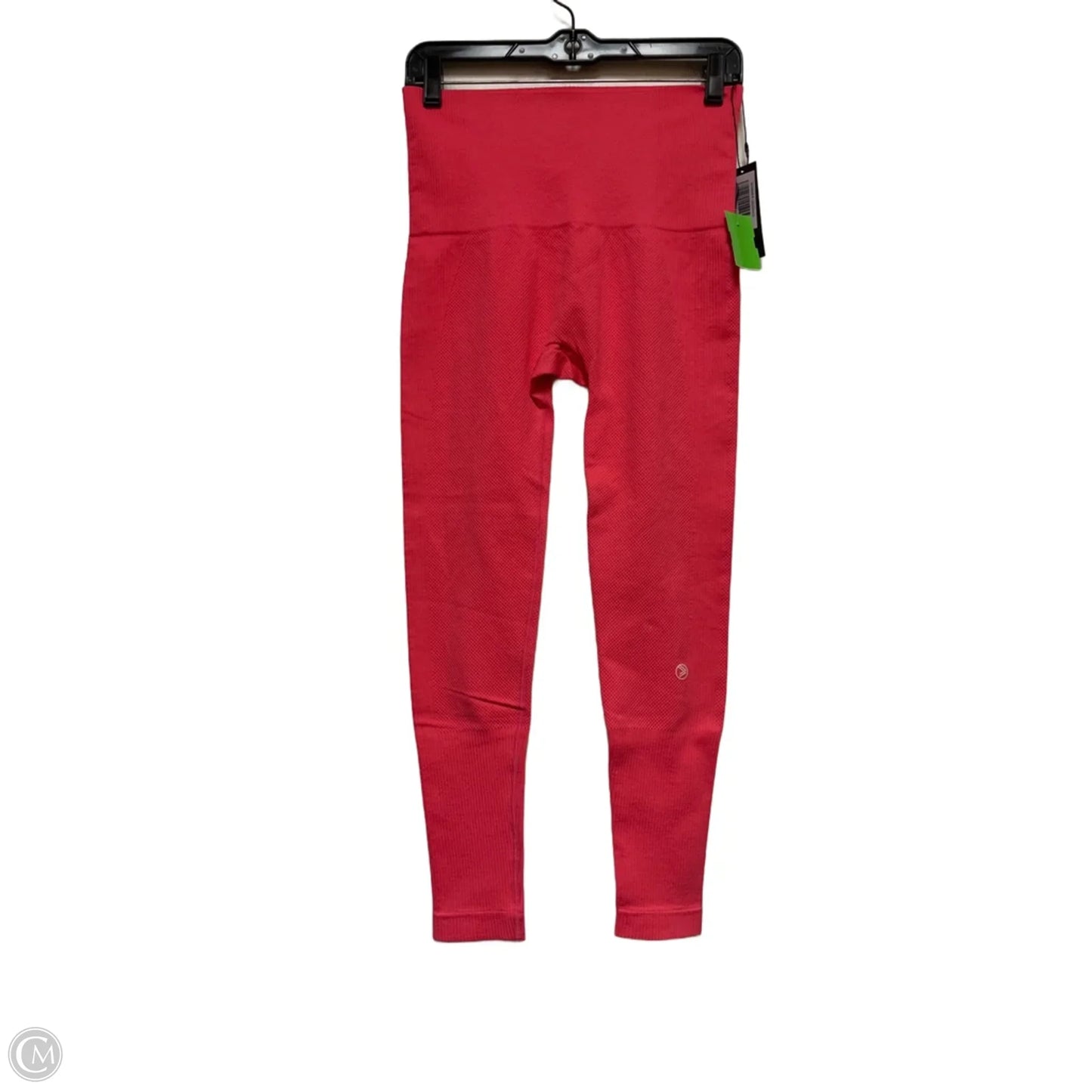Athletic Leggings By Savvi In Pink, Size: L