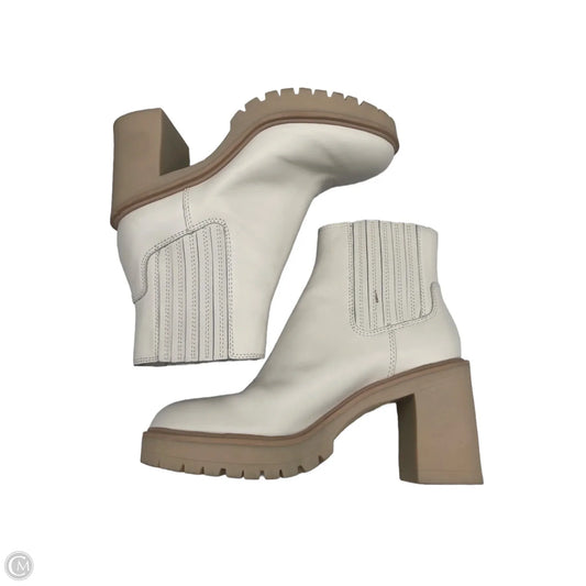 Boots Ankle Heels By Dolce Vita In Cream, Size: 10