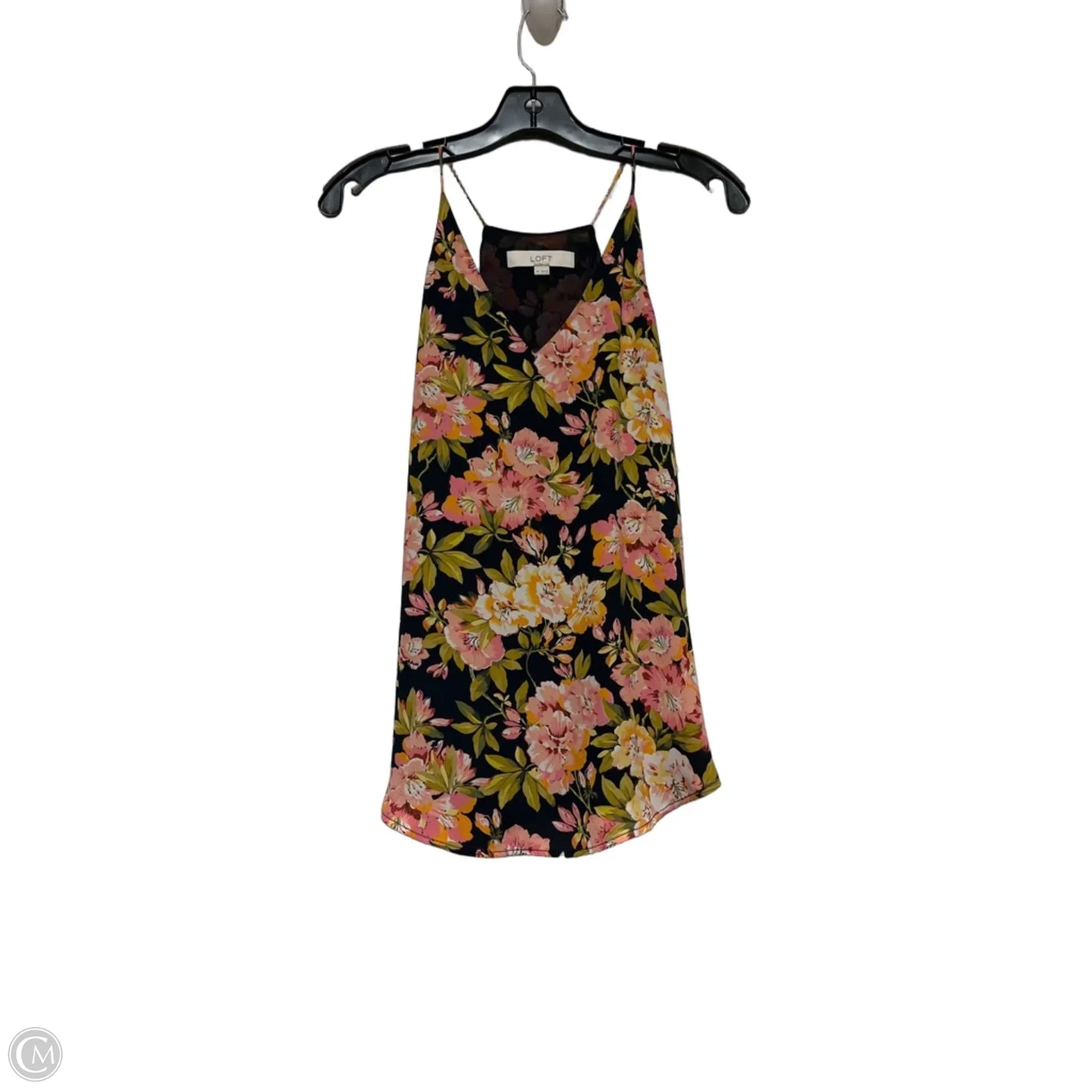 Tank Top By Loft In Floral Print, Size: Xs
