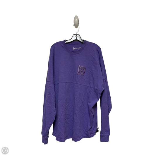 Top Long Sleeve By Disney Store In Purple, Size: Xl