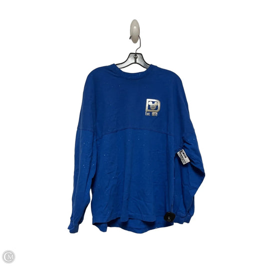 Top Long Sleeve By Disney Store In Blue, Size: L