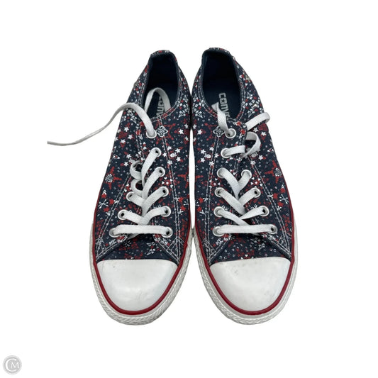 Shoes Sneakers By Converse In Blue & Red & White, Size: 9