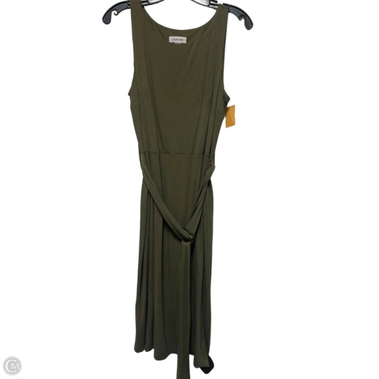 Dress Casual Short By Calvin Klein In Green, Size: M