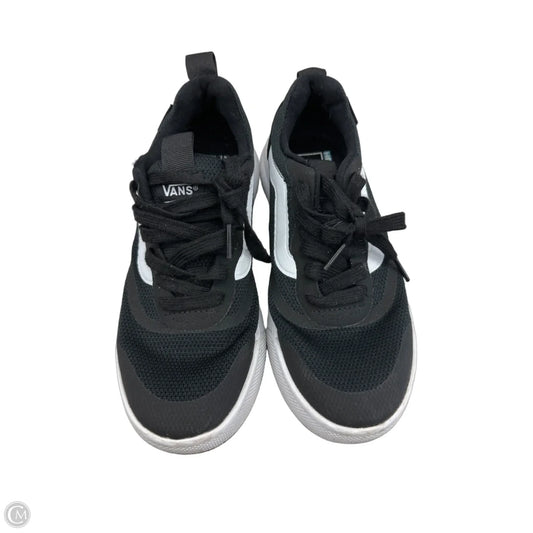 Shoes Sneakers By Vans In Black & White, Size: 7