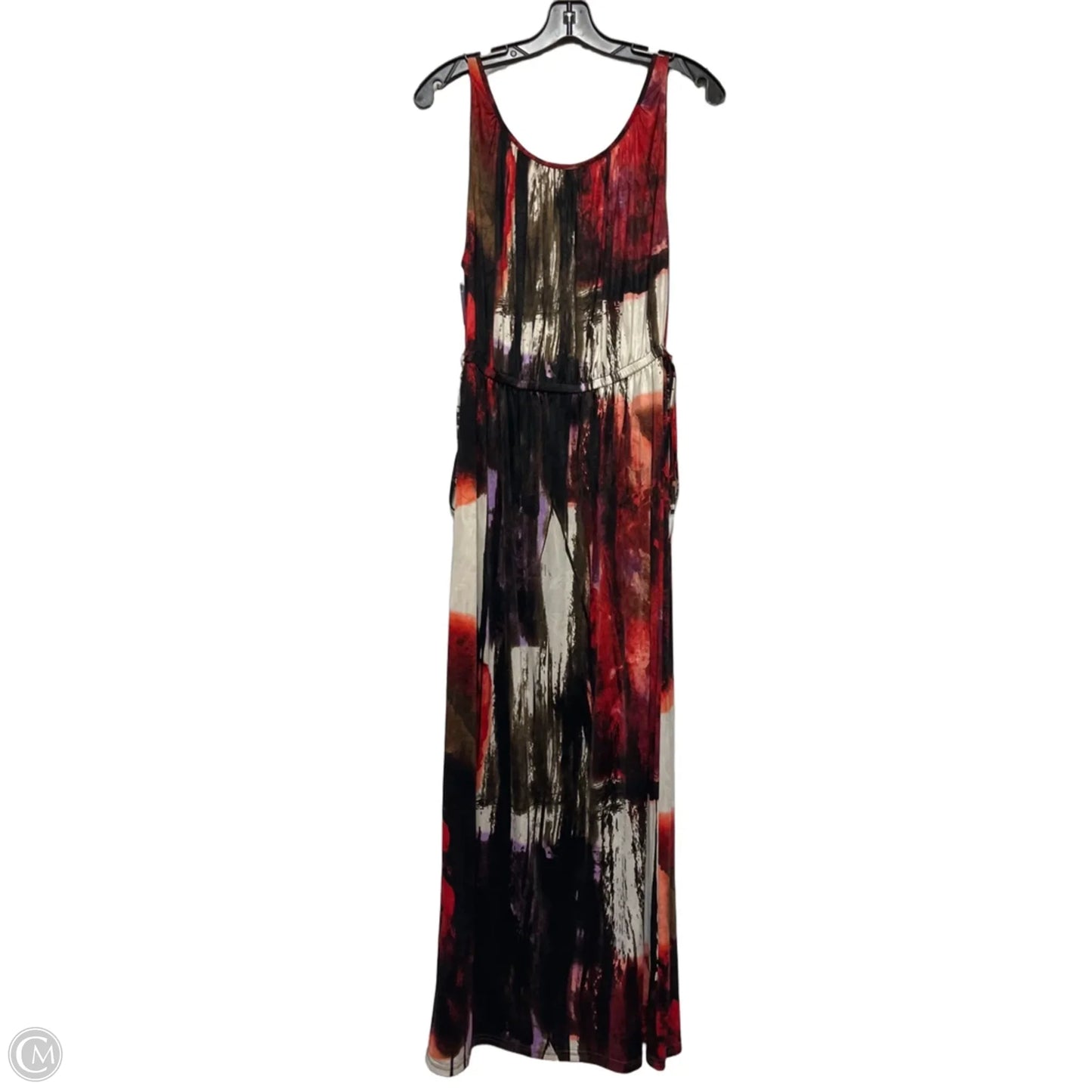 Dress Casual Maxi By Bar Iii In Brown & Red, Size: S