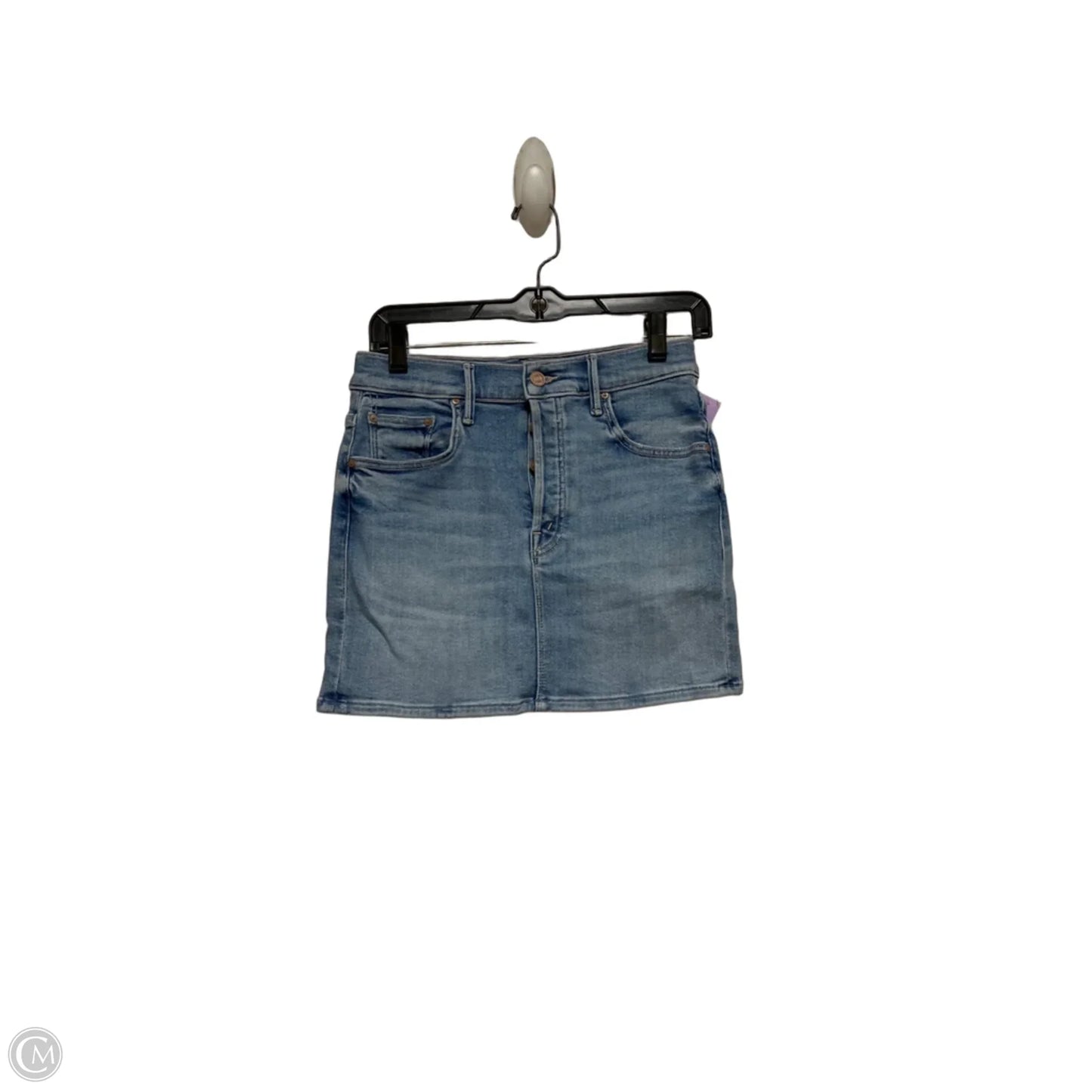 Skirt Mini & Short By Mother In Blue Denim, Size: 4
